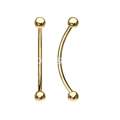 316L Surgical Steel Curved Barbell for Snake Eye Piercing and More Curved Barbell Skin Metals
