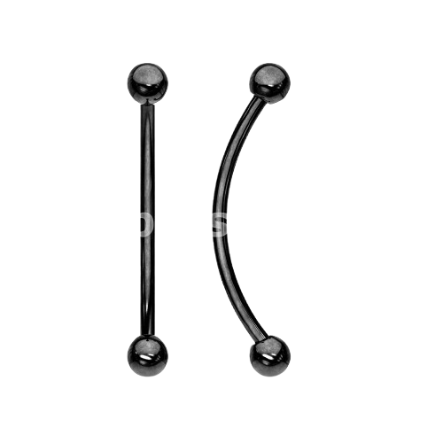 316L Surgical Steel Curved Barbell for Snake Eye Piercing and More Curved Barbell Skin Metals
