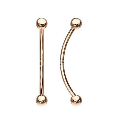 316L Surgical Steel Curved Barbell for Snake Eye Piercing and More Curved Barbell Skin Metals
