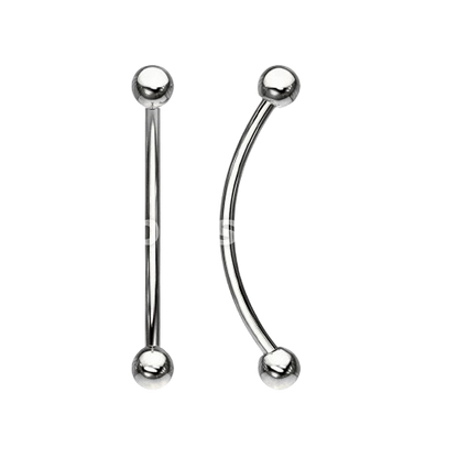 316L Surgical Steel Curved Barbell for Snake Eye Piercing and More Curved Barbell Skin Metals