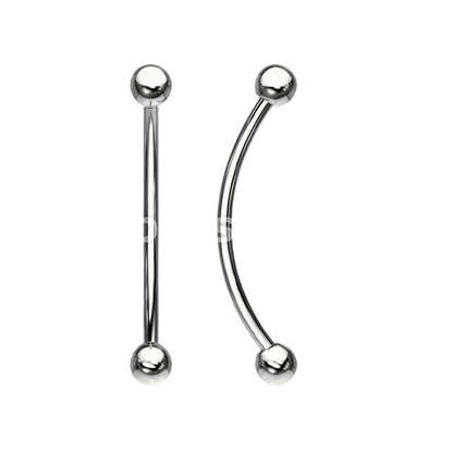 316L Surgical Steel Curved Barbell for Snake Eye Piercing and More Curved Barbell Skin Metals