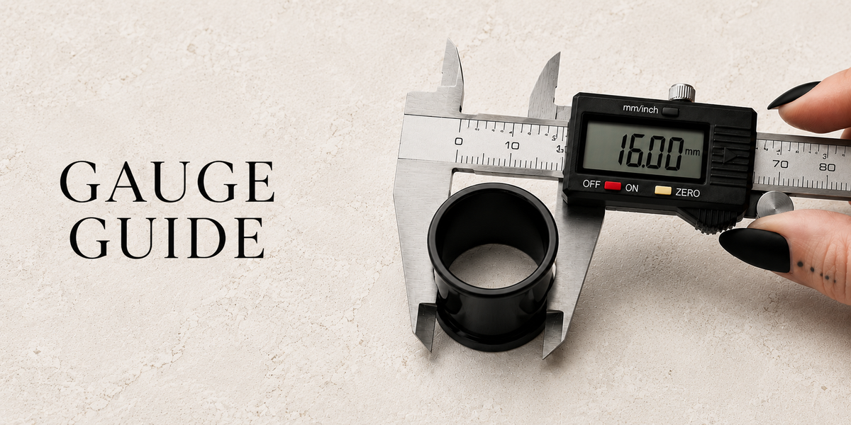 Body Jewelry Gauge Chart & Size Guide
