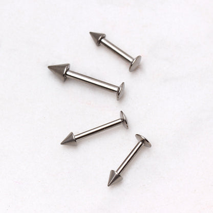 Implant Grade Titanium Labret with Spike - Skin Metals
