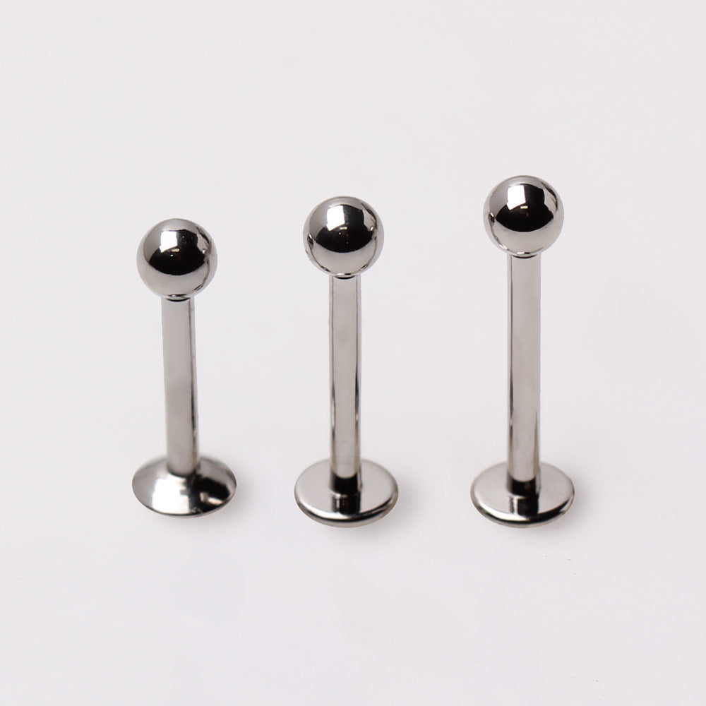 316L Stainless Steel Internally Threaded Ball Top Labret