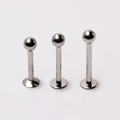 316L Stainless Steel Internally Threaded Ball Top Labret