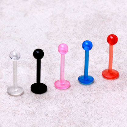PTFE Bioflex Labret with UV Acrylic Ball - Skin Metals