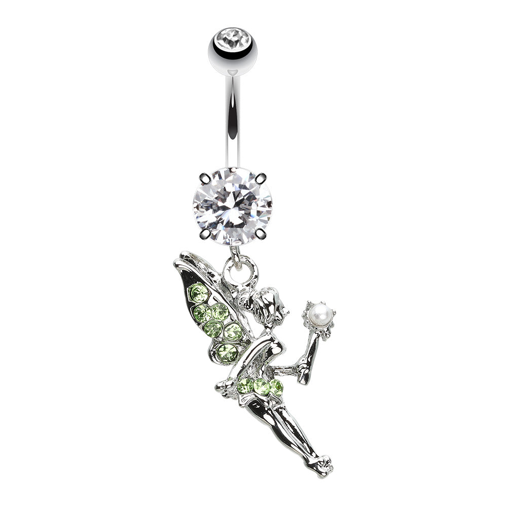 Magical Tinker Fairy Belly Button Ring