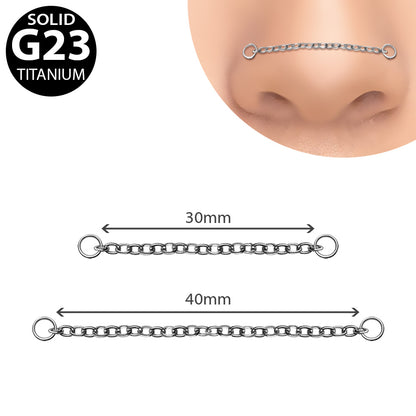 Implant Grade Titanium Single Nose Chain