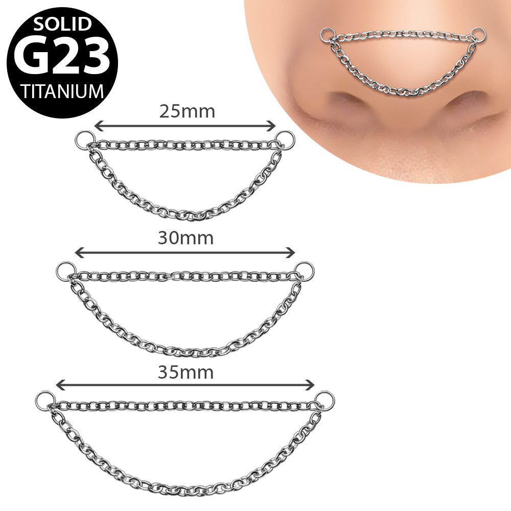 Implant Grade Titanium Double Nose Chain