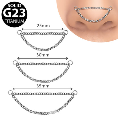 Implant Grade Titanium Double Nose Chain