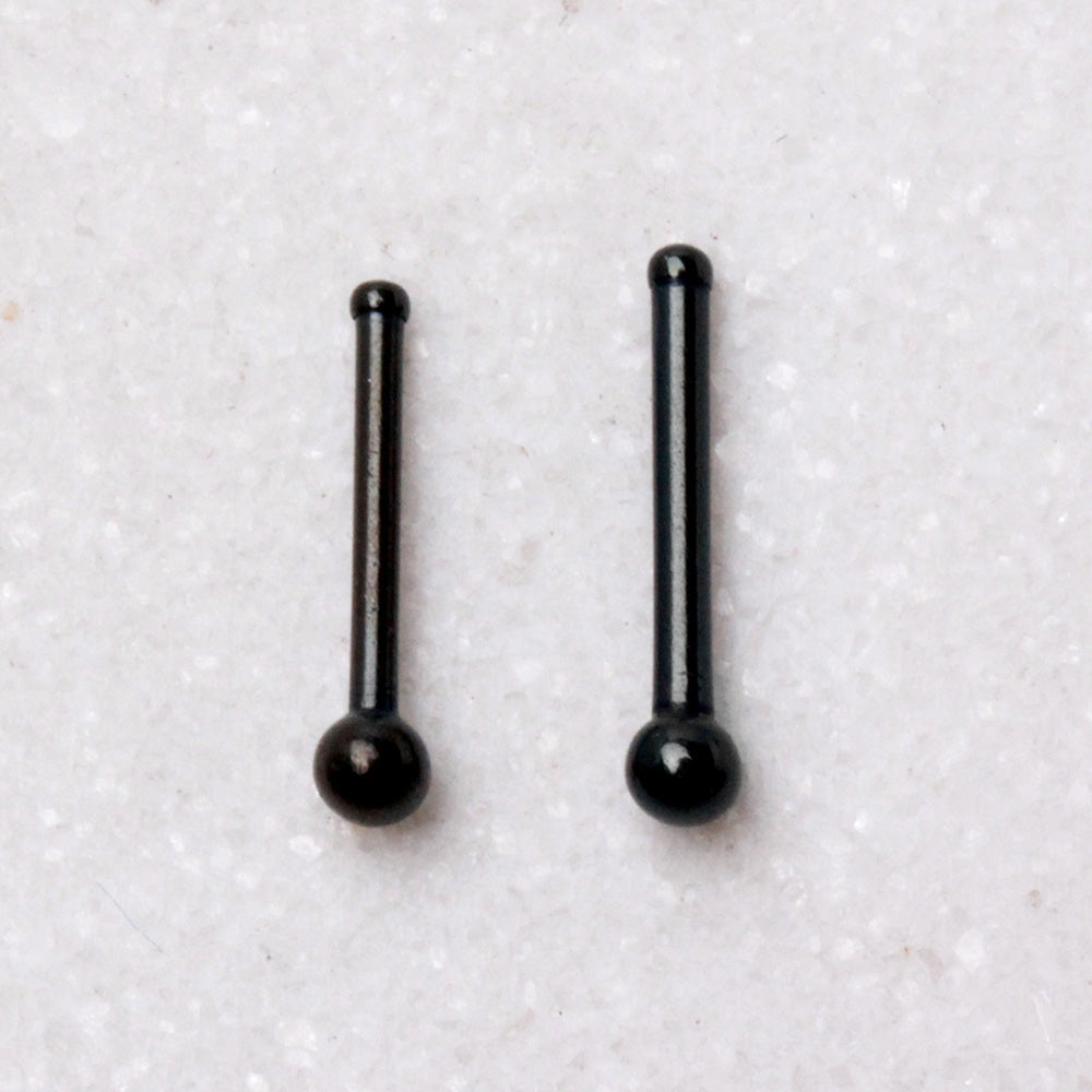 Black PVD Nose Bone, Ball Spike or Dome