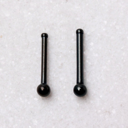 Black PVD Nose Bone, Ball Spike or Dome