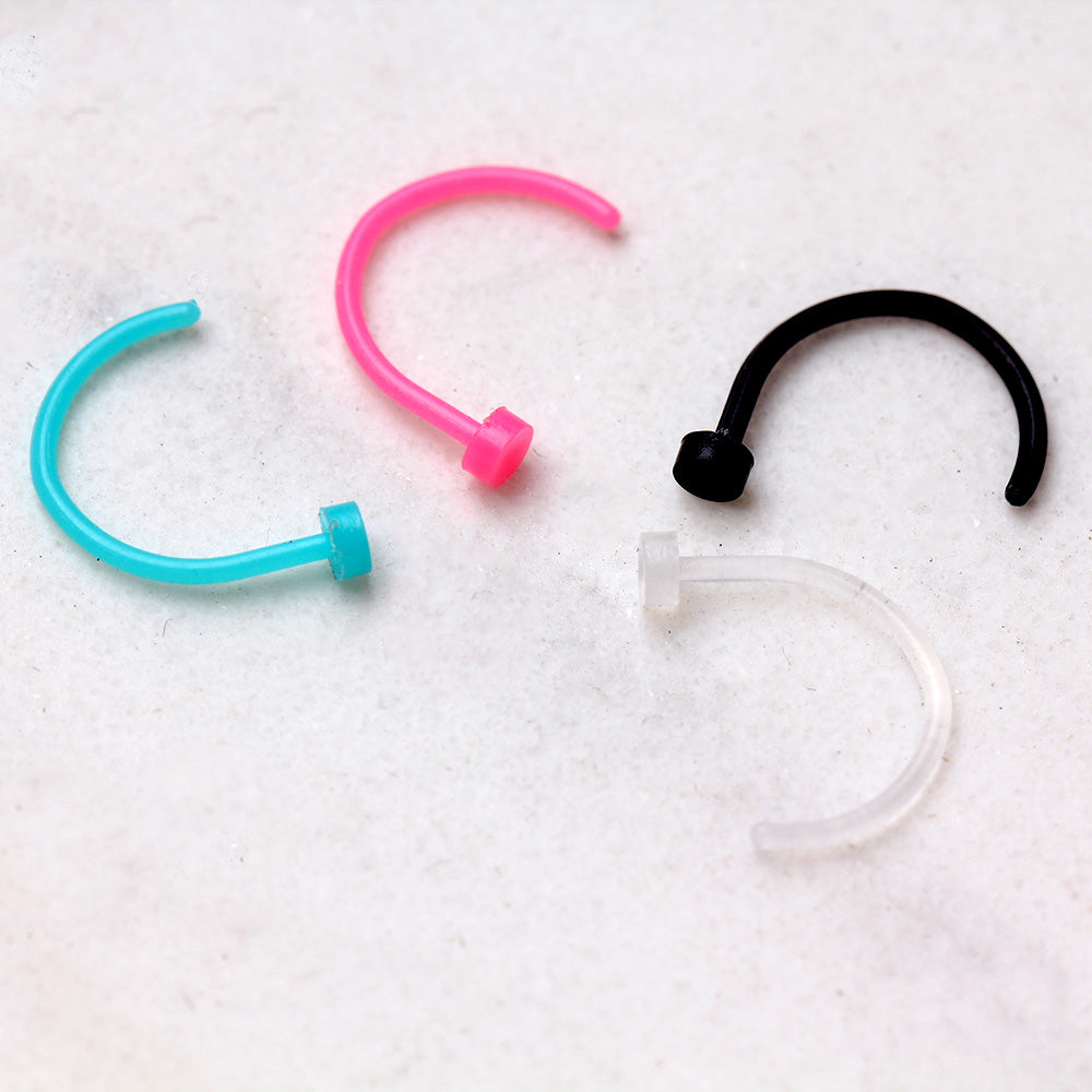 Flexible Polypropylene Nose Hoop Ring - Skin Metals