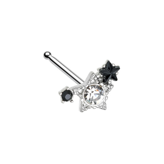 CZ Celestial Star Cluster Nose Stud Ring Nose Ring Skin Metals