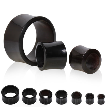 Organic Buffalo Horn Tunnel Plug — Sold as Pair
