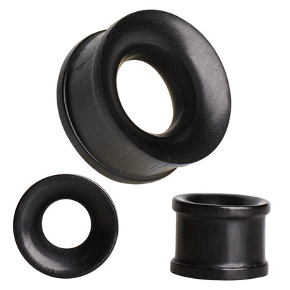 Organic Areng Wood Flesh Tunnel Plug — Sold as Pair