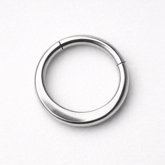 Thicker Seamless 316L Stainless Steel Clicker Ring