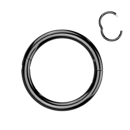 Implant Grade Titanium Half Closure New Secure Hook Hinged Segment Ring Hinged Ring Skin Metals