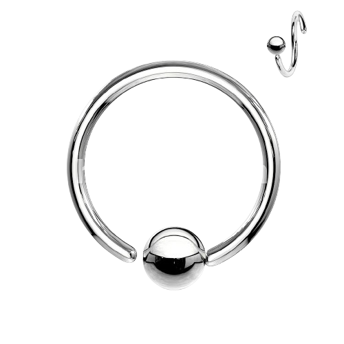 Micro Ball Fixed Captive Bead Rings 316L Surgical Steel Captive Bead Skin Metals
