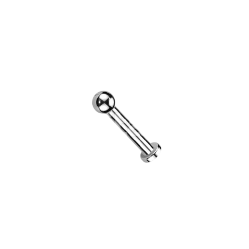 Implant Grade Titanium Externally Threaded Labret Labret Skin Metals