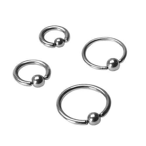 Implant Grade Titanium Captive Bead Ring Captive Bead Skin Metals