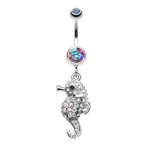 Adorable Baby Seahorse Belly Button Ring Navel Ring Impulse Piercings