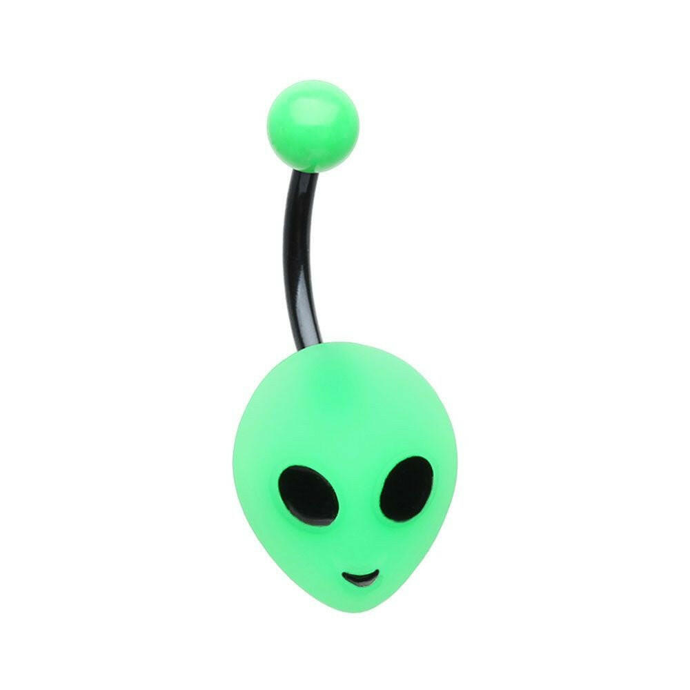 Alien UFO Non Dangle Belly Button Ring Navel Ring Impulse Piercings