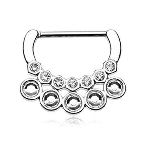 Aureole Gemina Sparkle Nipple Clicker Nipple Ring Impulse Piercings