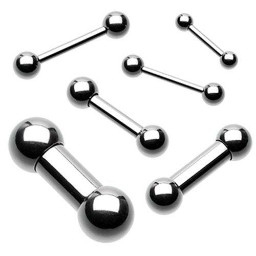 Basic Steel Barbell Barbell Impulse Piercings 16 GA (1.2mm) 5/16" (8mm) 1/8" (3mm)