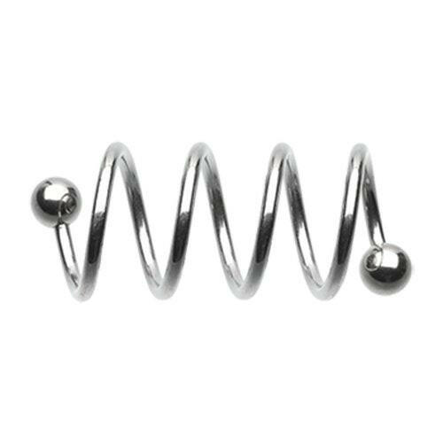 Basic Steel Quad Twist Spiral Ring Spiral Impulse Piercings