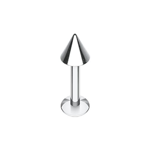 Basic Steel Spike Top Labret Labret Impulse Piercings 16 GA (1.2mm) 1/4" (6mm) 7/64" (2.5mm)