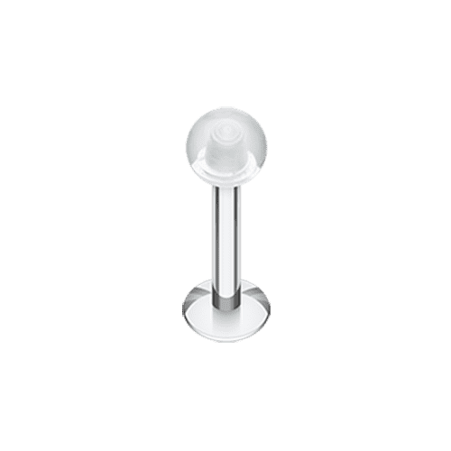 Basic UV Acrylic Ball Top Labret Labret Impulse Piercings 5/16" (8mm) Clear