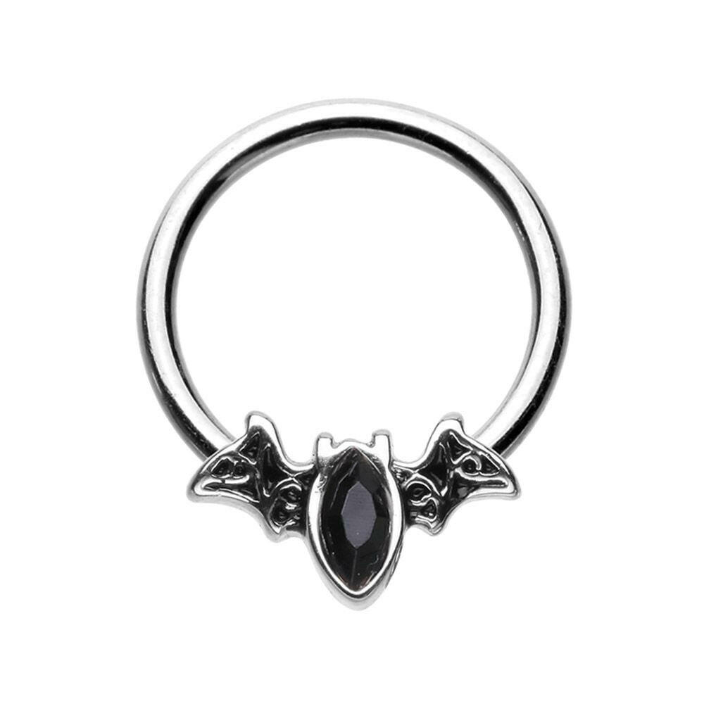 Bat Outta Hell Steel Captive Bead Ring Captive Bead Impulse Piercings 5/16" (8mm)