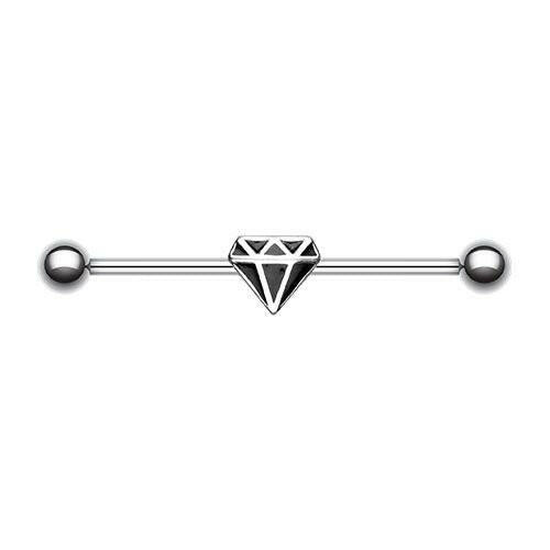 Black Diamond Industrial Barbell Industrial Barbell Impulse Piercings