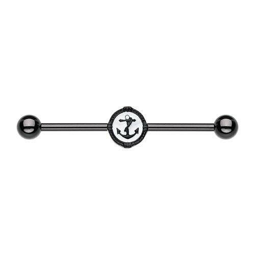 Blackline Anchor Rivet Industrial Barbell Industrial Barbell Impulse Piercings