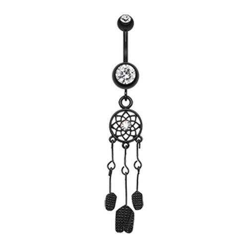 Blackline Dreamcatcher Belly Button Ring Navel Ring Impulse Piercings