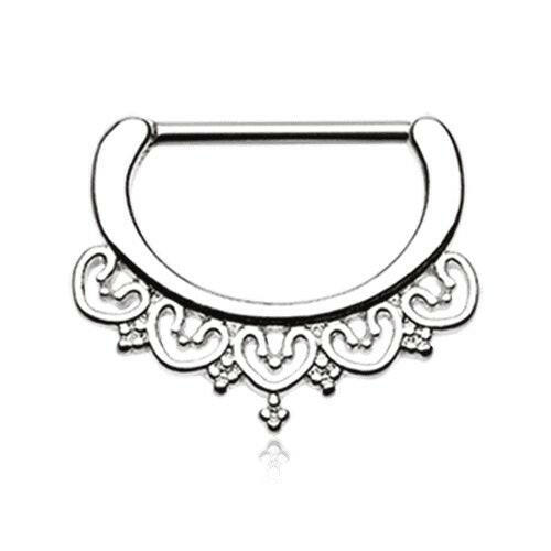 Celestial Filigree Nipple Clicker Nipple Ring Impulse Piercings