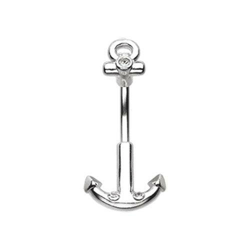 Classic Anchor Dock Belly Button Ring Navel Ring Impulse Piercings