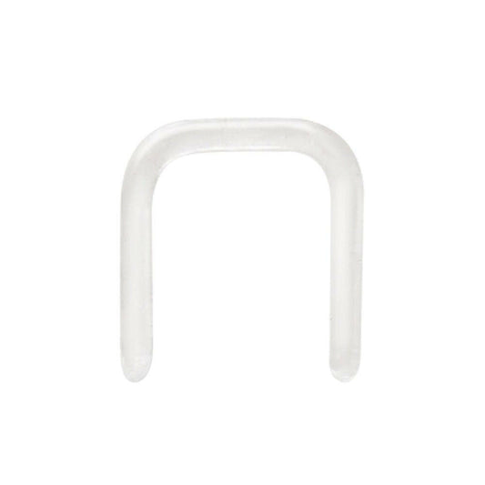 Clear Glass Septum Retainer Retainer Impulse Piercings 16GA