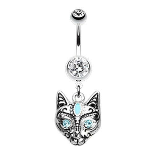 Cleopatra Cat Belly Button Ring Navel Ring Impulse Piercings