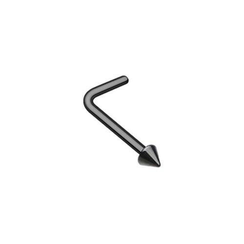 Colored Basic Steel Spike L-Shape Nose Ring Nose Ring Impulse Piercings Default Title