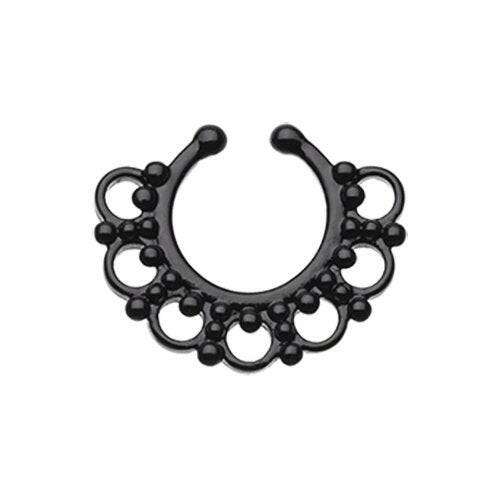 Colorline Majestic Filigree Fake Septum Clip-On Ring Fake Septum Ring Impulse Piercings