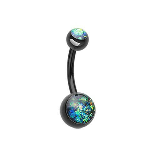 Colorline Opal Glitter Shower Belly Button Ring Navel Ring Impulse Piercings