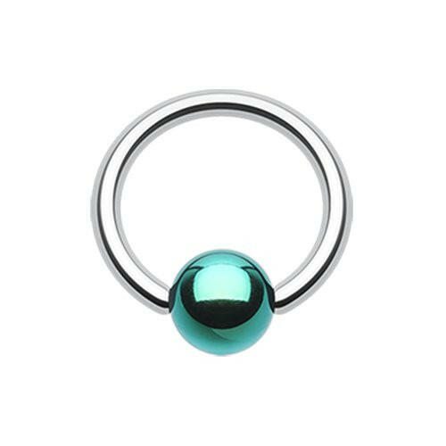 Colorline PVD Ball Ends Steel Captive Bead Ring Captive Bead Impulse Piercings 5/16" (8mm) 5/32" (4mm) Green