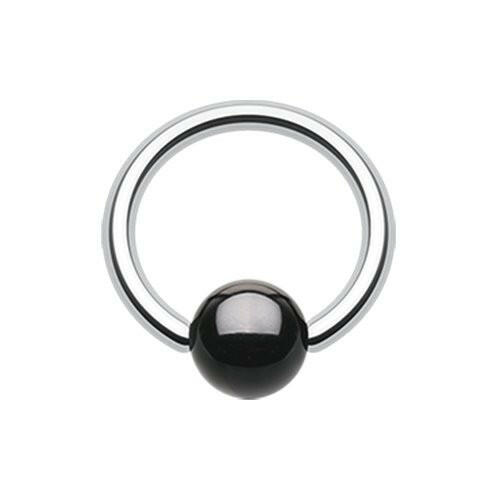 Colorline PVD Ball Ends Steel Captive Bead Ring Captive Bead Impulse Piercings 5/16" (8mm) 5/32" (4mm) Black