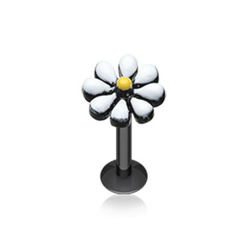 Colorline Spring Blossom Flower Top Steel Labret Labret Impulse Piercings