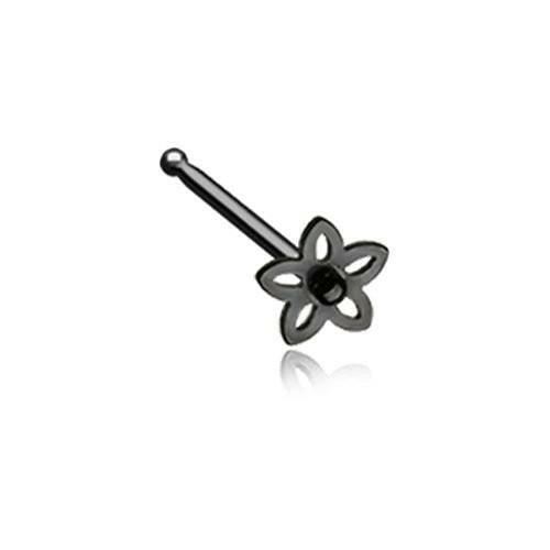 Colorline Sweet Violet Flower Nose Stud Ring Nose Ring Impulse Piercings Default Title