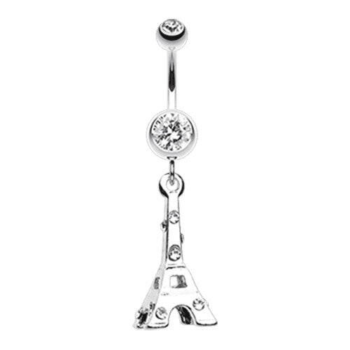 Eiffel Tower Belly Button Ring Navel Ring Impulse Piercings