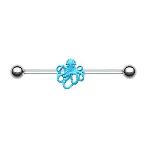 Evil Octopus Industrial Barbell Industrial Barbell Impulse Piercings