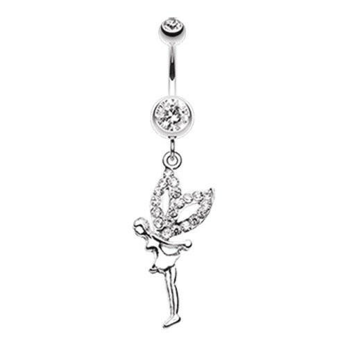 Fairy Dazzle Belly Button Ring Navel Ring Impulse Piercings Clear